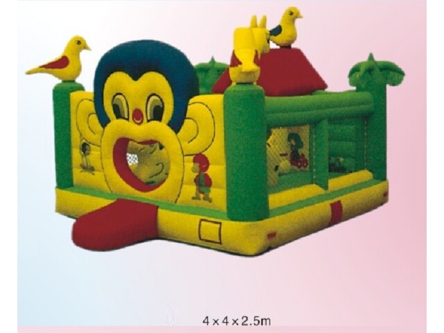 Monkey Zoo Small Inflatable Bouncy Castle 